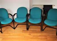 4 cadeiras Haworth de escritório ou de sala de reuniões