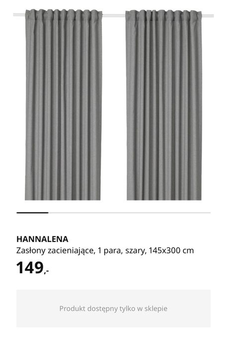 Zasłony HANNALENA 145 x 300