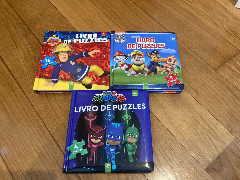 Livros Puzzle vários temas