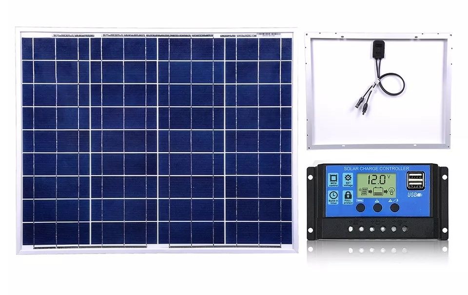 Kit Painel solar 30w controlador 10A