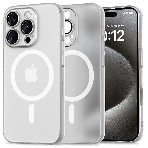 Etui Tech-Protect MagSlim MagSafe na iPhone 16 Pro Max - białe