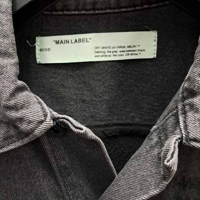 kurtka jeans off white rozmiar M