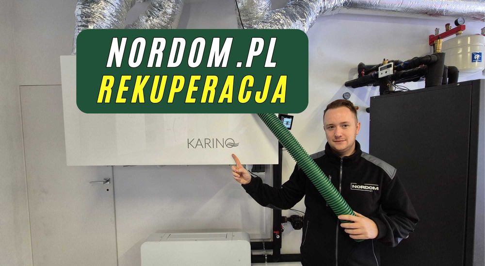 Rekuperacja - kompletny zestaw do samodzielnego montażu z projektem