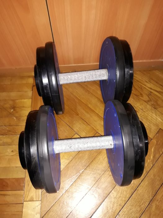 Гантели,гиря наборная.