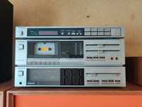 Wieża Technics srebrna vintage retro