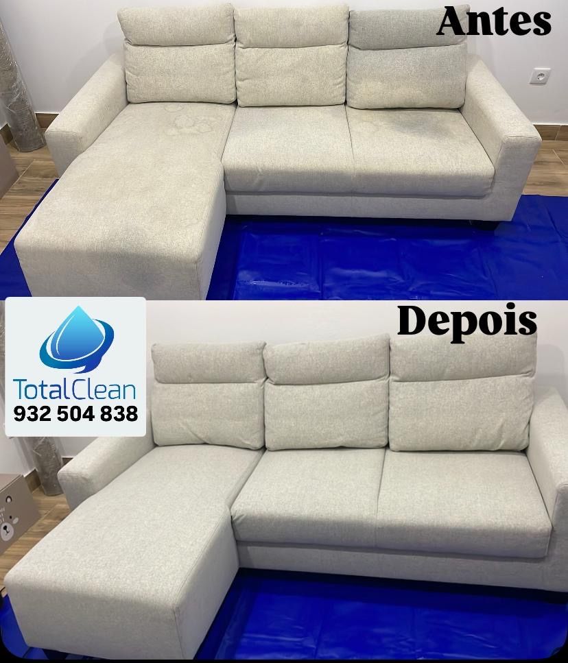 Limpeza de sofas e colçsão, Retiramos toda sujidade e Ácaros