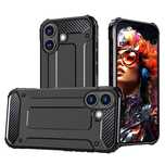 Etui Hybrid Armor na iPhone 17 pancerne - czarne