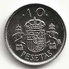 10 Pesetas de 1992, Rei Juan Carlos I