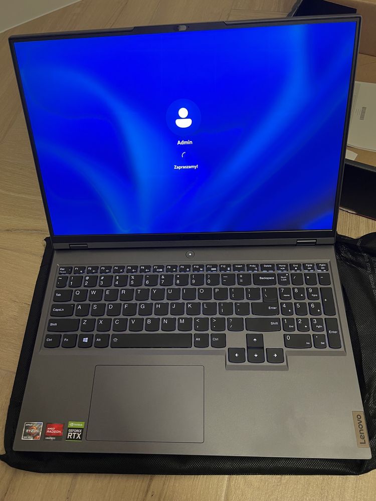 Laptop Lenovo Legion 5Pro-16 Ryzen 7/16GB/512 (do grania)