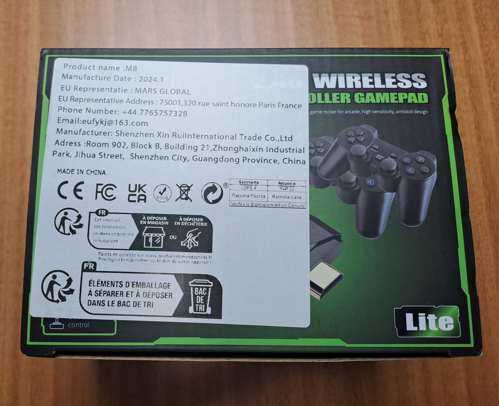 Consola Retro 20000 Videojogos c Controles sem fios