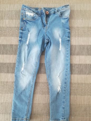 Spodnie jeansowe, roz 116