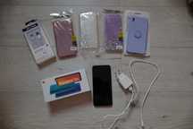 Telefon Xiaomi Redmi 9A granat 64 GB + 4 etui, szkło i inne