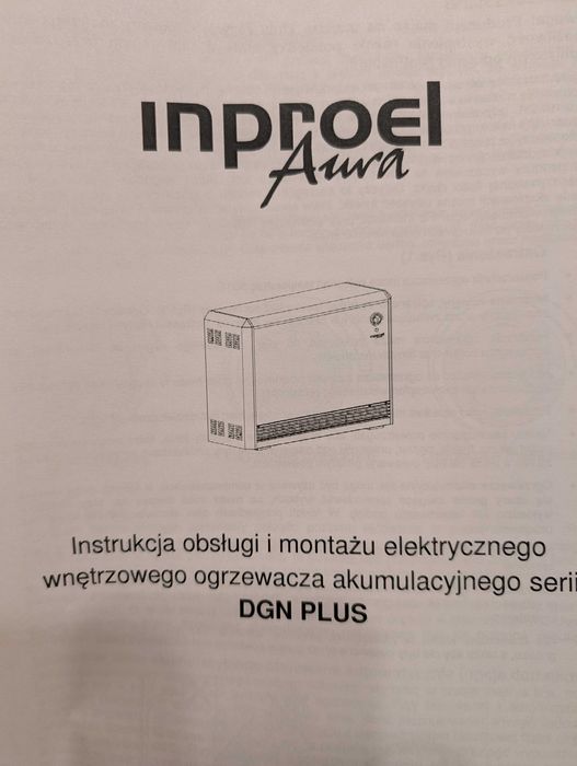 Piec akumulacyjny Inproel-3 AURA DGN 20 PLUS, 2kW+ TERMOSTAT+PROGRAMAT