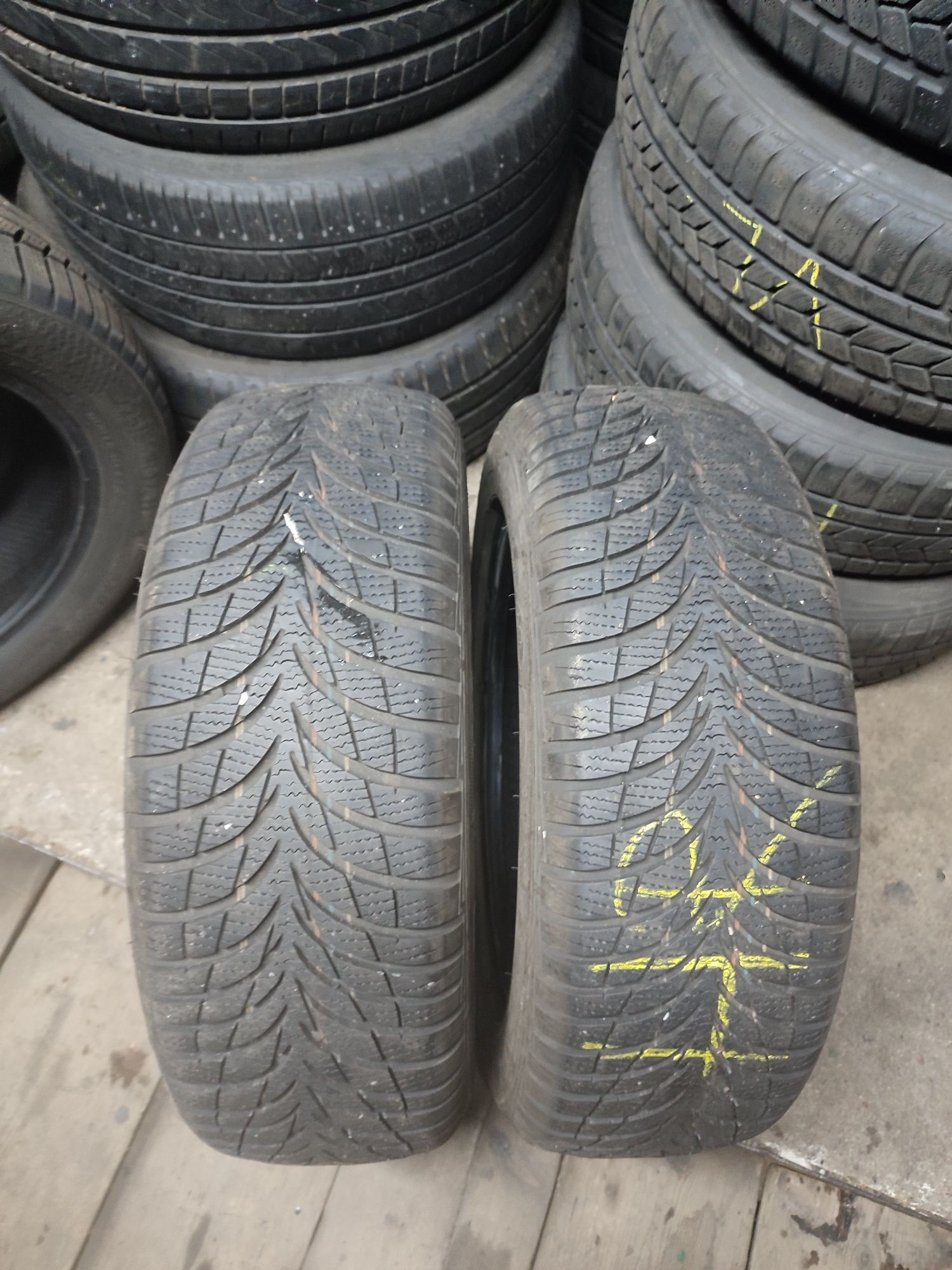 2x Goodyear Ultragrip 7 205/55/16 Zimowe 6,5mm+