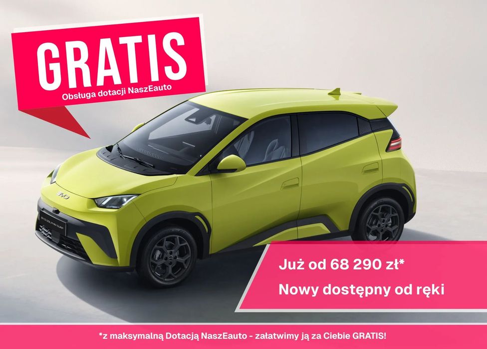 BYD Dolphin Surf BYD Dolphin Surf Comfort Gratis obsługa dotacji