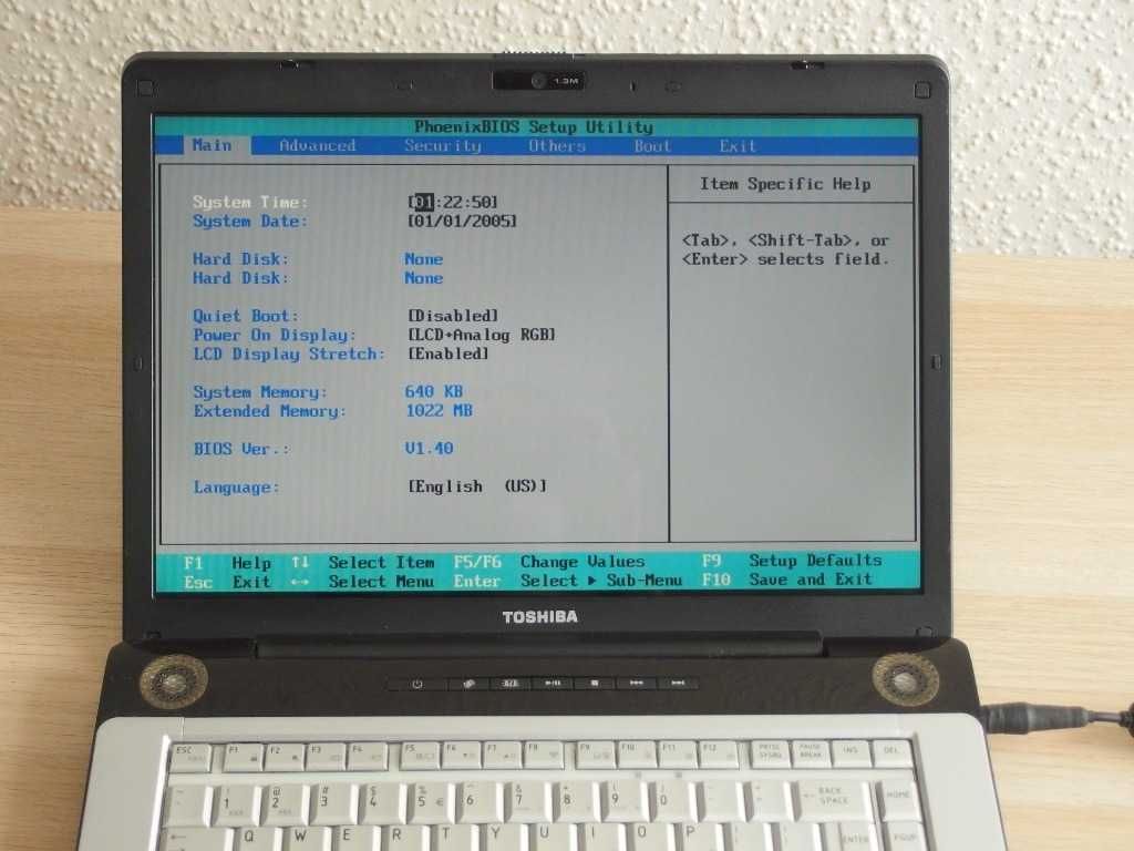 Laptop TOSHIBA A200-1GH T2500 2GB RAM