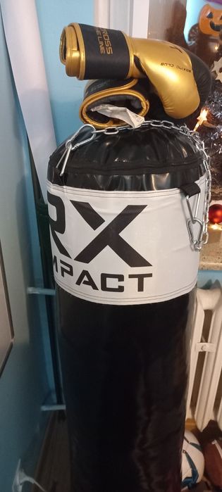Worek bokserski+ rękawice bokserskie