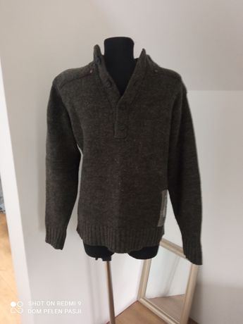 Sweter męski z wełną rozmiar L