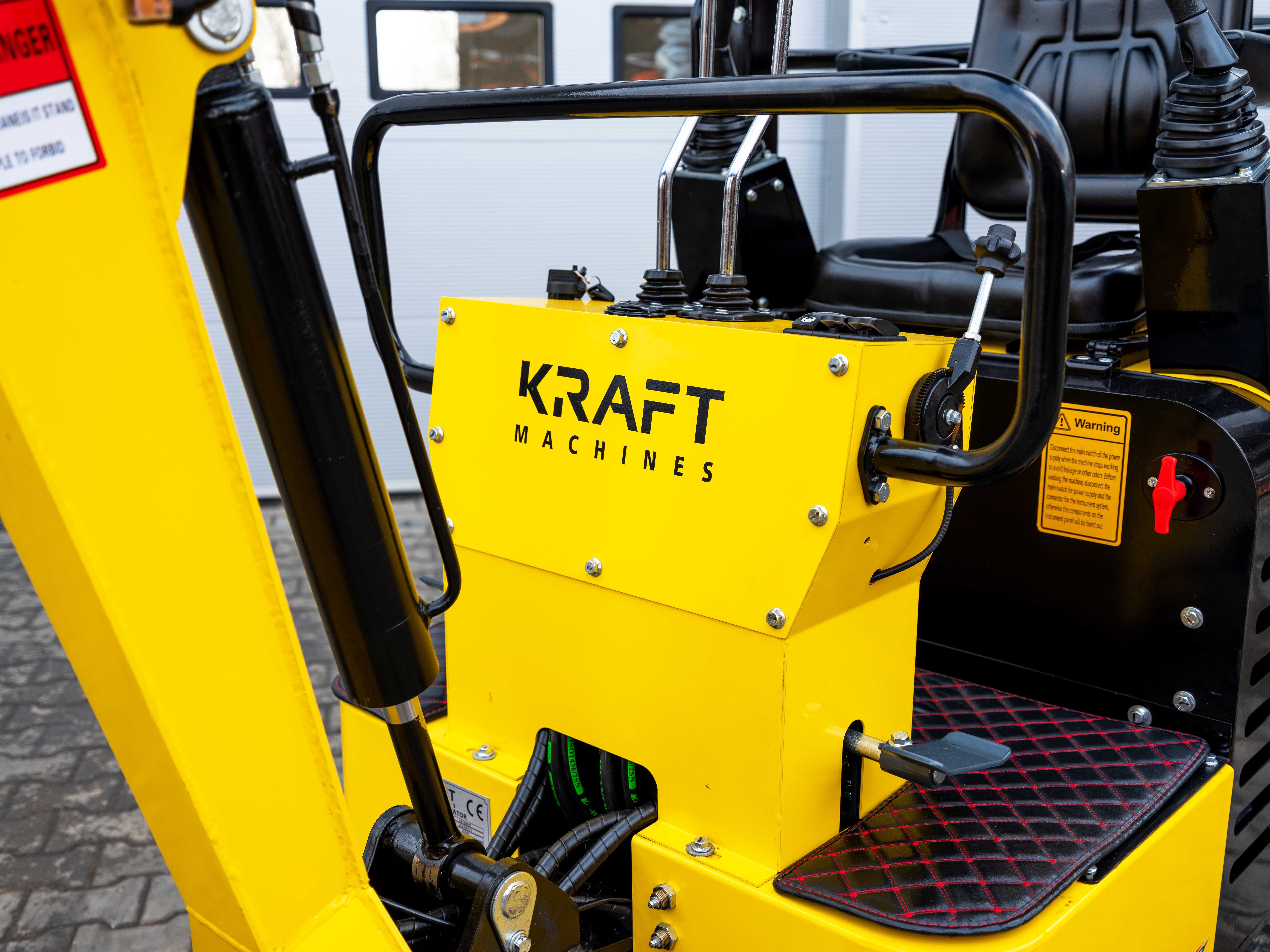 Minikoparka KRAFT KE12WHT Nowa Osprzęt Transport Serwis Gwarancja