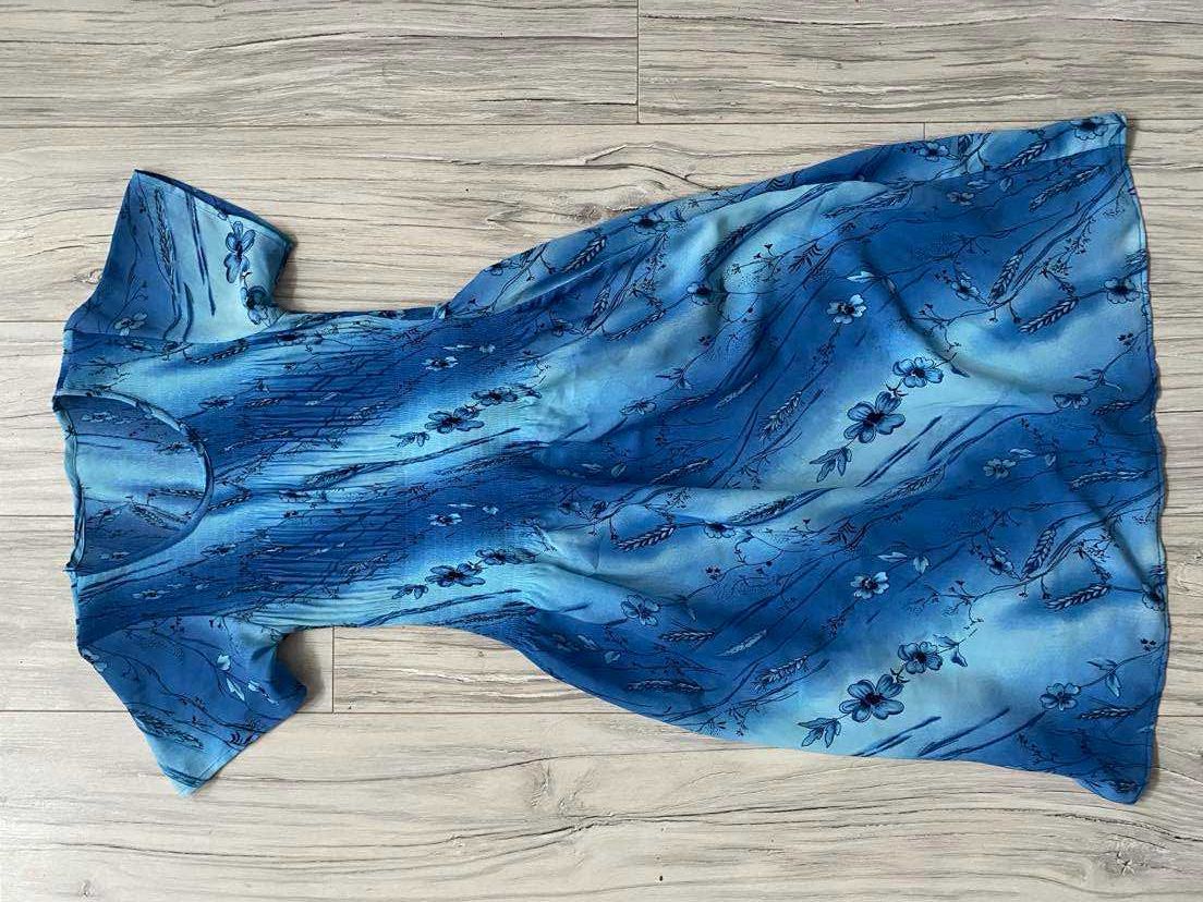 letnia sukienka kwiaty retro S/M