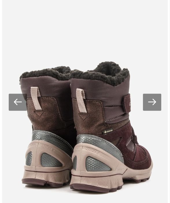 В идеале, зимние ботинки  ecco, 23 р