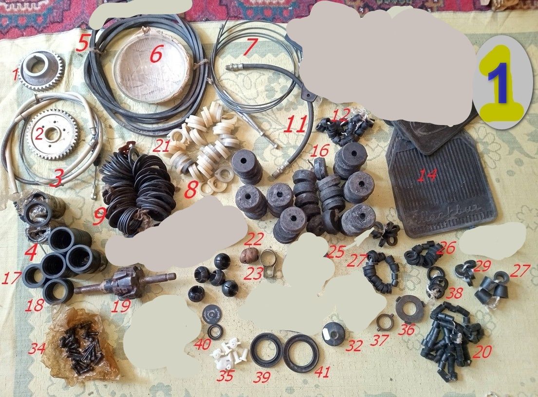 1) Трос ручника заз 968. Новий, оригінал.