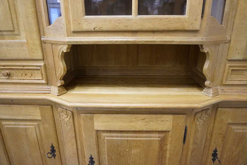 Witryna Komoda Kredens Pełny Lity Dąb szer 210 cm   (p-748) -20%  -20%