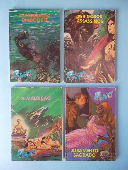 Banda desenhada erótica / terror "VULTOS NAS TREVAS" (anos 80)