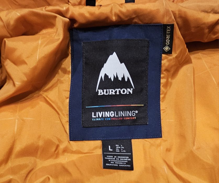 Męska Kurtka snowboardowa Burton Gore Tex L
zielony (antique gree