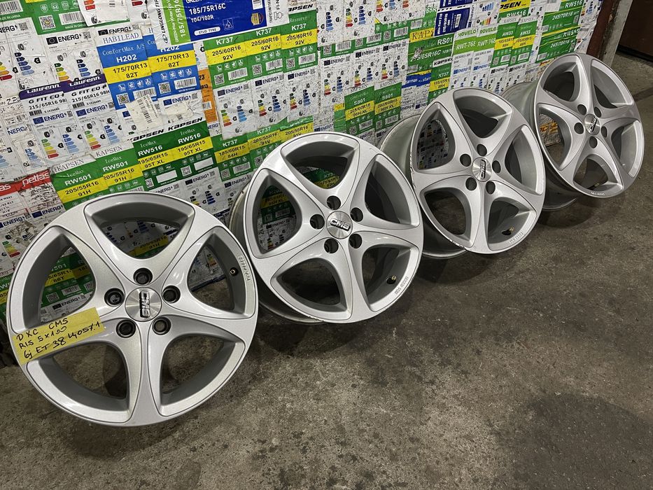 Литі диски cms r15 5/100 6j et38 skoda fabia tour vw golf4 bora polo
