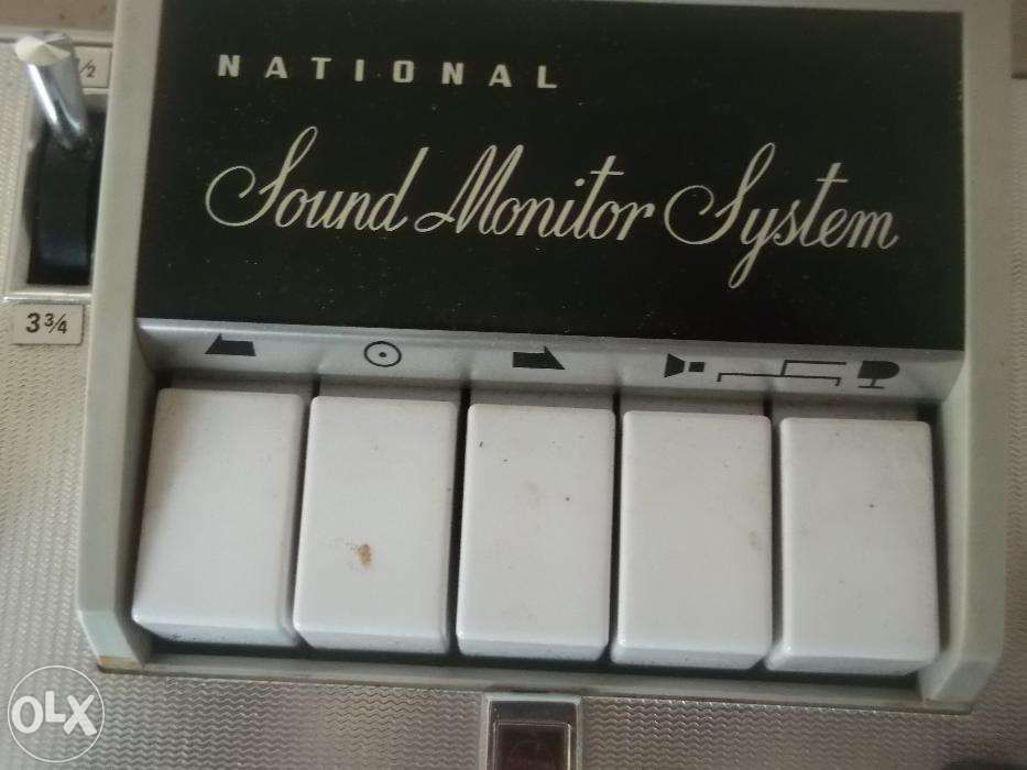 maquina de cassetes antiga NATIONAL MODEL RQ 705