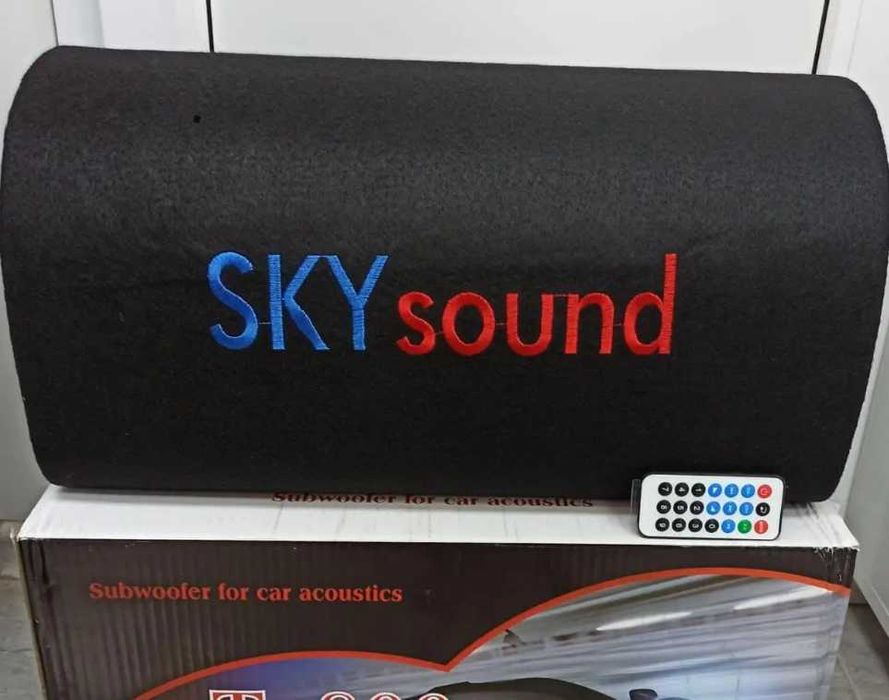 Активный сабвуфер Xplod самбуфер бочка 800 wat