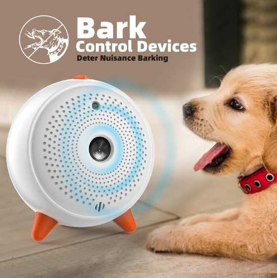 Пристрій для контролю гавкоту для собак та дресирування заряджаємий