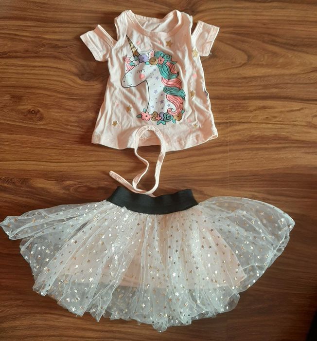 Zestaw z jednorożcem dla dziewczynki 92-98