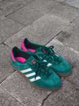 adidas Gazelle Indoor Collegiate Green Lucid Pink 45 EU / 11US / 29 CM