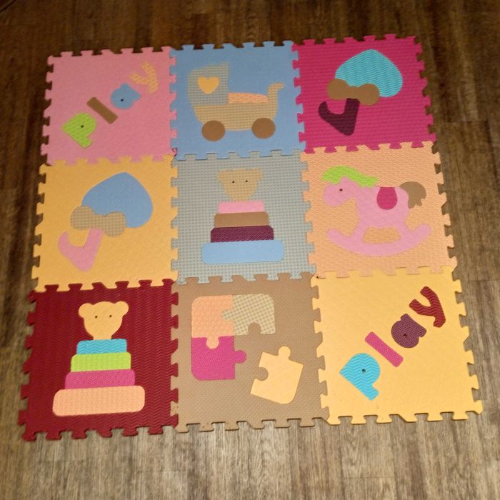 Килимок пазл розвиваючий масажний  EVA