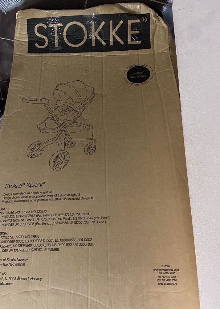 Каляска Stokke Xplory сірий меланж.