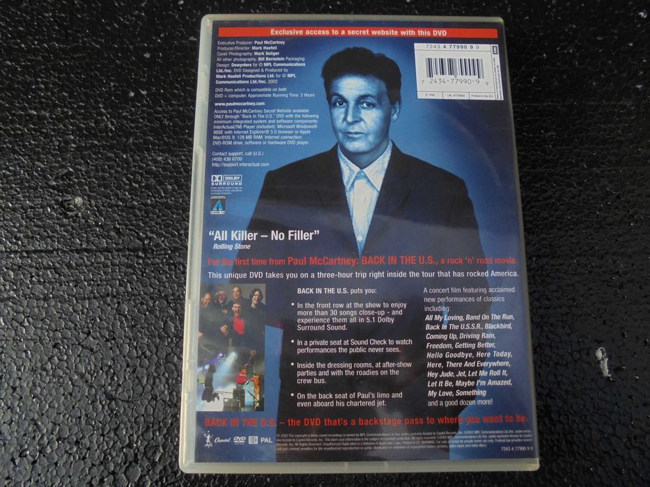 Paul McCartney - Back in the U.S. concert film