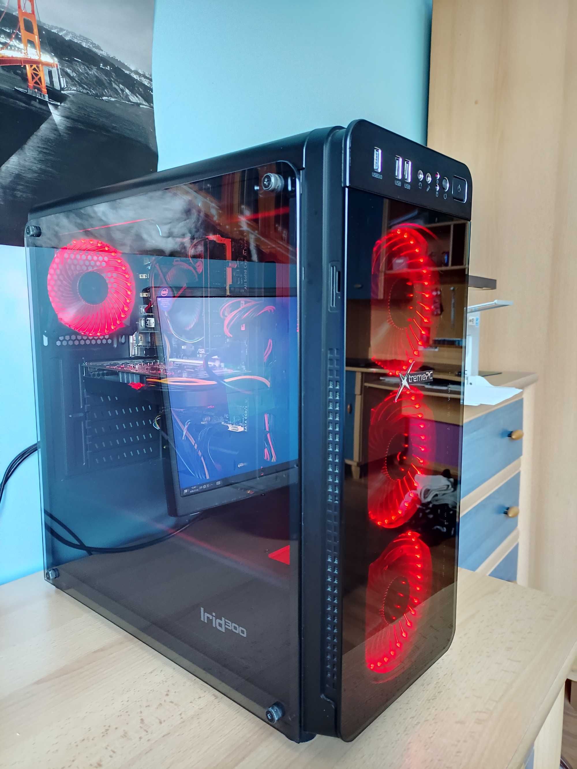 Komputer GTX 1050Ti 4GB / i5-4460 3.2GHz / 16 GB RAM + Monitor Philips