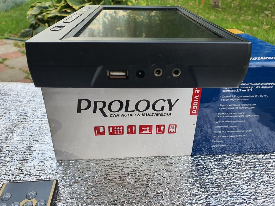 Телевізор,Автотелевізор 9 діагональ Монітор,  для авто та дачі Prology