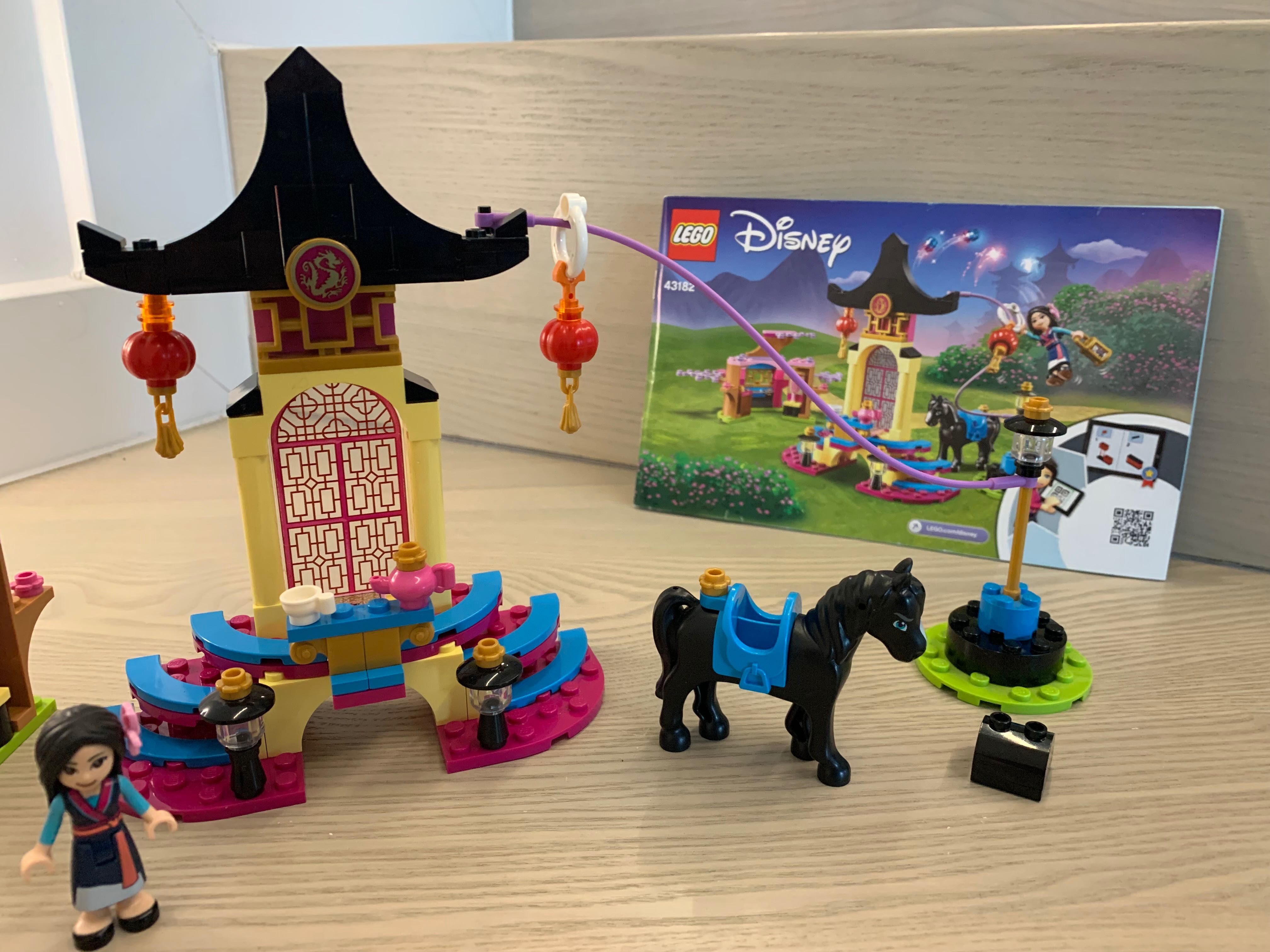 Lego Disney Princess 43182 Teren szkolenia Mulan Kompletne Instrukcja