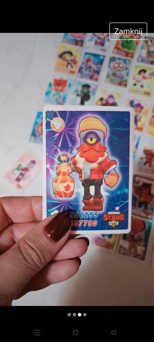 45 sztuk, karty Brawl Stars, nowe.