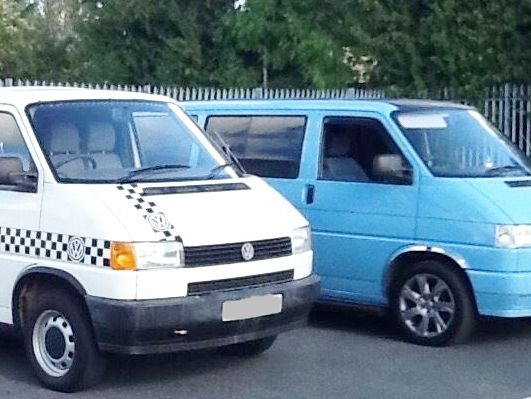 VW T4 Transporter Nakładki na Błotniki listwa nadkola zestaw 4 szt.