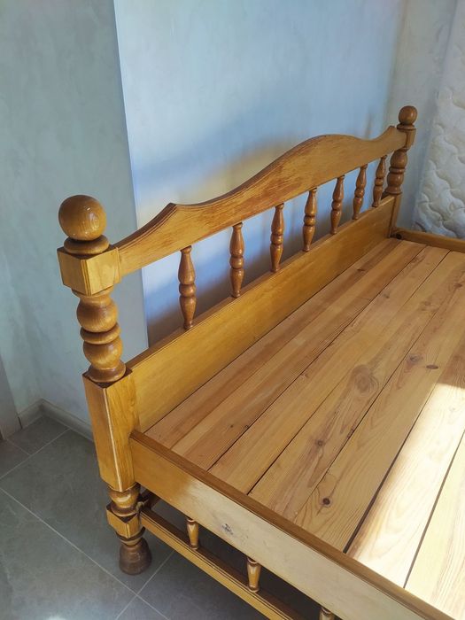 Ліжко дубове 190 на 160