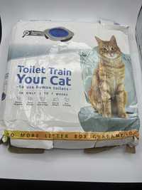 Caixa areia gato - para sanita humana