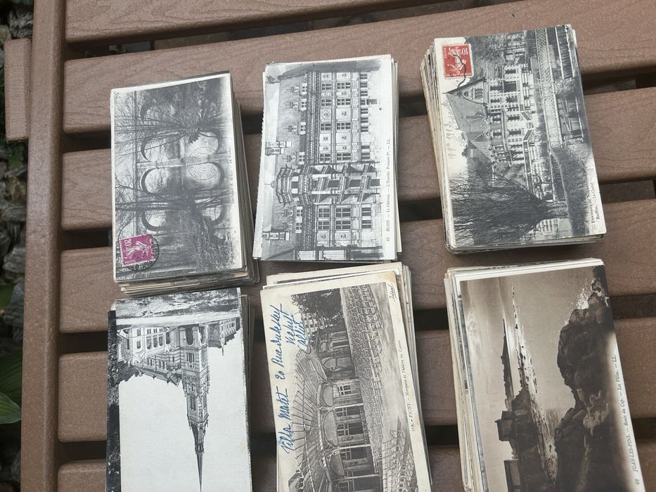 Pocztowki 1100 sztuk Europa, glownie Francja maly format