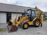 Caterpillar 428B/Z Francji/Umowa/Oryginał  Koparkoładowarka/Cat/Pełna opcja