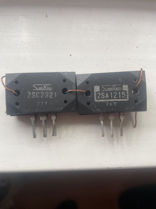 Тразисторы для усилителей2sc2921 , 2 sa 1215