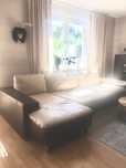 Sofa narożna + fotel + puf  *KLER*