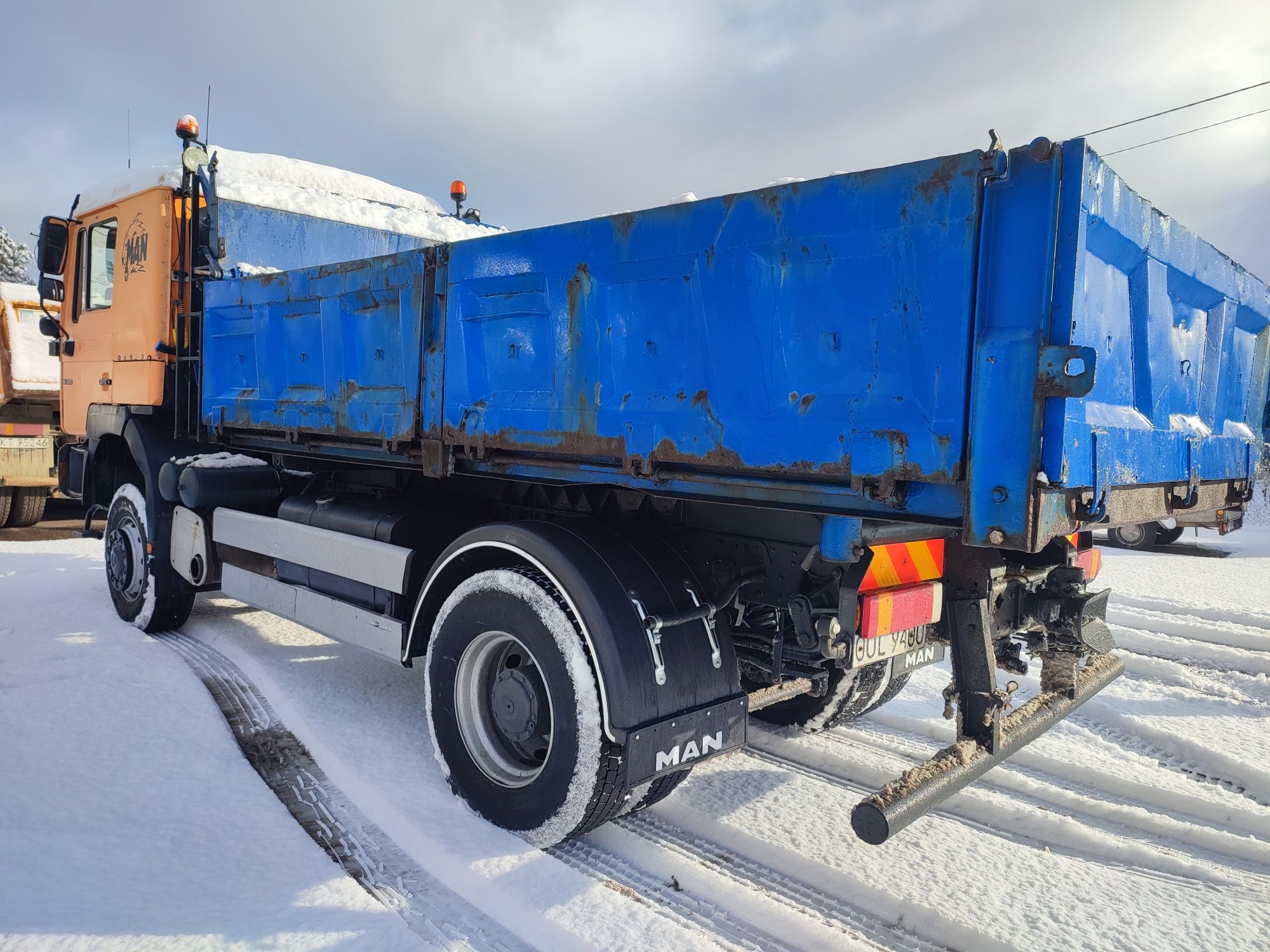Man 4x4 19.343 wywrotka kiper reduktor specjalny czołownica